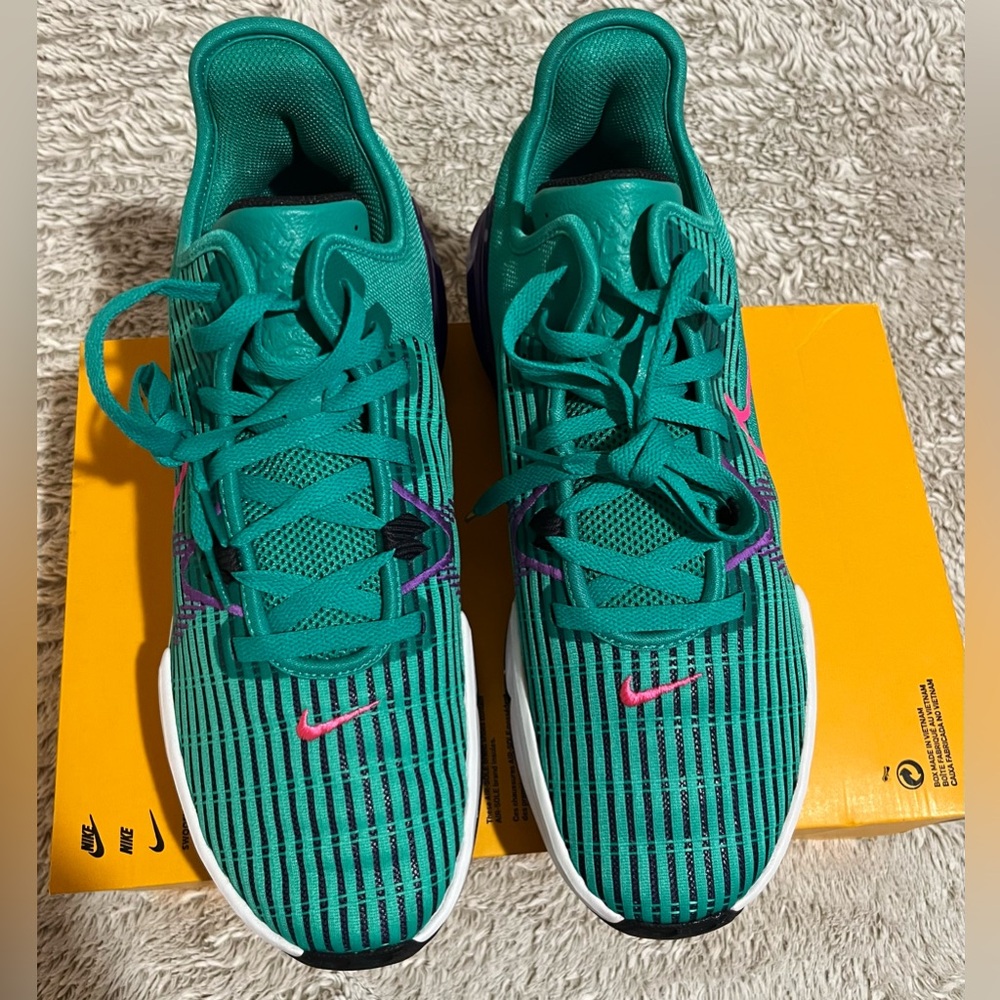 Nike Teal Pink Purple Athletic Sneakers - Picture 5 of 8